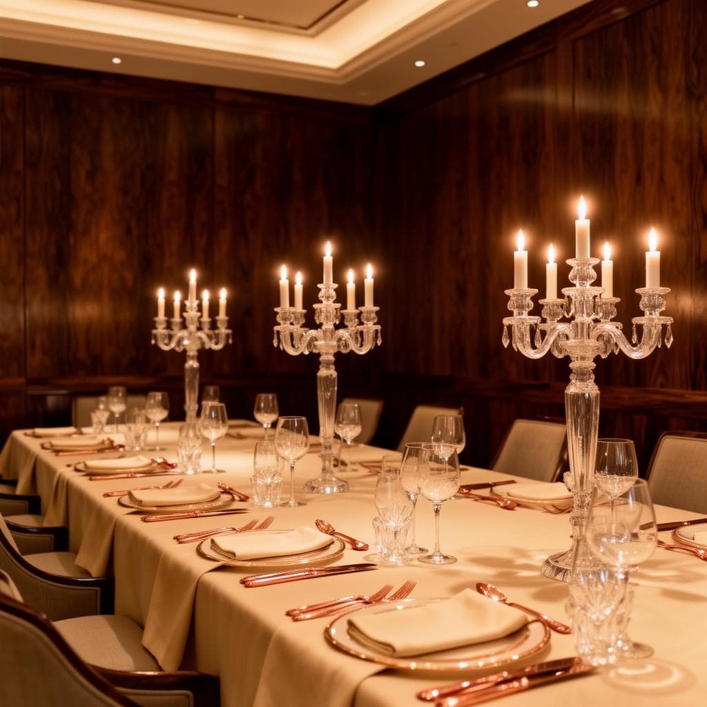Private dining editorial